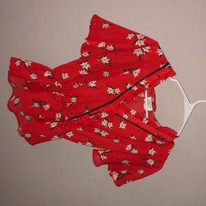 Xs red blouse